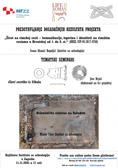 Clavi coctiles iz Cibala i Helenistička cisterna na Koludrtu 